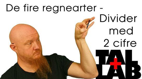 Sådan dividerer (deler) du med 2 cifre